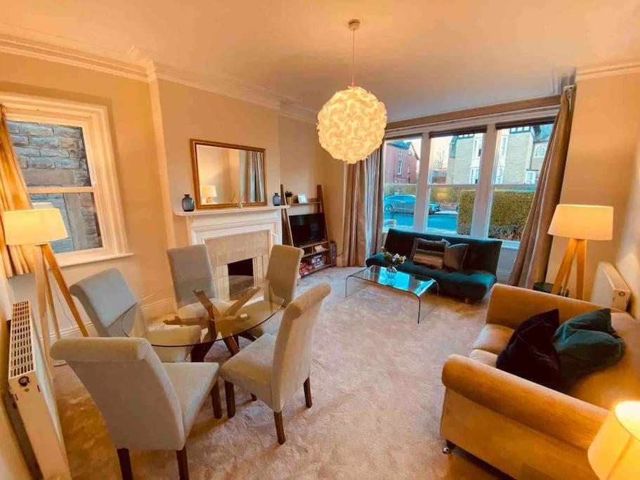 Garden Apartment, Central Harrogate With Parking Kültér fotó